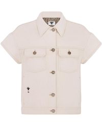 Dior - Jacket With Cap Sleeves - Lyst