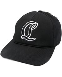 Christian Louboutin - Logo Embroidered Cap - Lyst