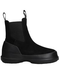 Moon Boot - Luna Logo-Printed Slip-On Boots - Lyst