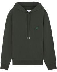 Maison Kitsuné - Maison Kitsuné Bold Fox Head Patch Drawstring Hoodie - Lyst