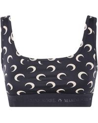 Marine Serre - Moon-Printed Sleeveless Sports Bra - Lyst