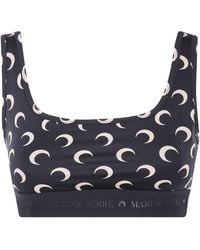 Marine Serre - Moon-Printed Sleeveless Sports Bra - Lyst