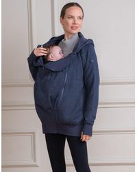 Seraphine - Navy Blue 3 In 1 Maternity Hoodie - Lyst