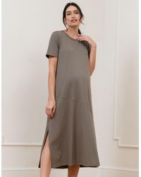 Seraphine - Cotton Modal T-shirt Dress - Lyst