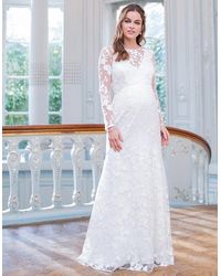 Seraphine - Long Sleeve Lace Maternity Wedding Dress - Lyst