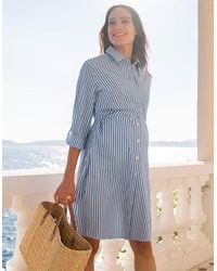 Seraphine - Cotton & Lyocell Maternity & Nursing Shirt Dress - Lyst