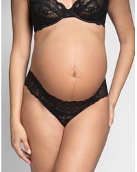 Seraphine - Lace Under Bump Maternity Brief - Lyst