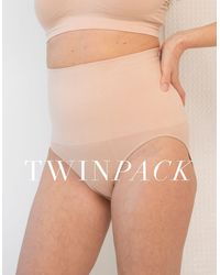 Seraphine - Post Maternity Shaping Briefs – Latte Twin Pack - Lyst