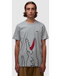 Comme des Garçons - X Lacoste Large Vertical Croc T-shirt - Lyst