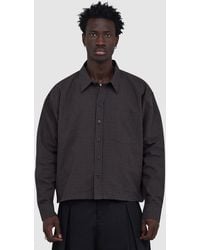 mfpen - Priority Shirt (Dark Linen Check - Lyst