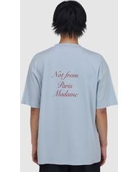 Drole de Monsieur - Calligraphy Slogan T-Shirt (Light - Lyst
