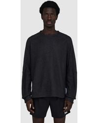Satisfy - Fuzzfleece Ad Long Sleeve T-Shirt (Phantom - Lyst