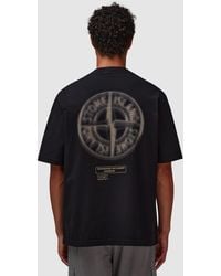 Stone Island - Bleeding Numbers Compass T-Shirt - Lyst
