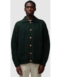 Beams Plus - Alan Patchwork Cardigan - Lyst