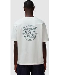 Drole de Monsieur - Tresses Slogan T-Shirt (Off - Lyst
