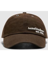 Acne Studios - Waxed Logo Cap - Lyst