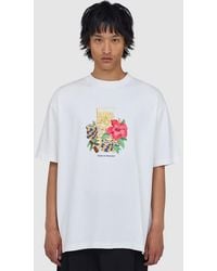 Drole de Monsieur - Hibiscus Club T-Shirt (Off - Lyst