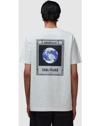 Metalwood - Hello World T-Shirt (Heather - Lyst