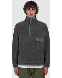 and wander - Wool Fleece Sweater - Lyst