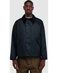Barbour - Oversized Transport Wax Jacket - Lyst