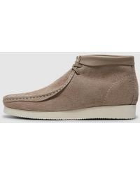 Clarks - Invincible Wallabee Boot (Taupe Combi - Lyst