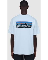 Patagonia - P6 Logo Responsibili-Tee T-Shirt (Fiber - Lyst