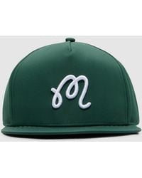 Malbon Golf - M Script Logo Snapback (Forest - Lyst