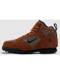 Nike - Acg Torre Mid Canvas And Suede Hiking Boots - Lyst