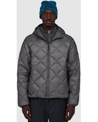 Hiking Patrol - Base Grid Lt Down Hooded Jacket - Lyst
