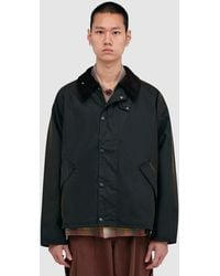 Barbour - Oversized Transport Wax Jacket - Lyst