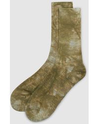 Anonymous Ism - Uneven Dyed Sports Sock - Lyst