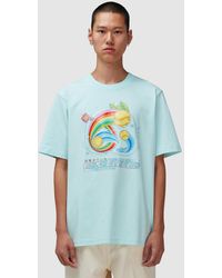 CASABLANCA - Manga Tennis Ball T-Shirt (Pale - Lyst
