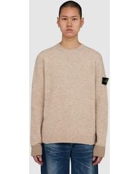 Stone Island - Baby Alpaca Blend Sweater - Lyst