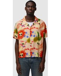 Brain Dead - Fuzzy Friends Short Sleeve Shirt ( Multi - Lyst