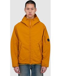 C.P. Company - Twill Hooded Lens Jacket (Desert Sun - Lyst