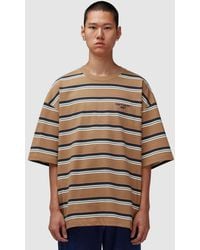 Carhartt - Holm T-Shirt (Holm Stripe, Peanut - Lyst