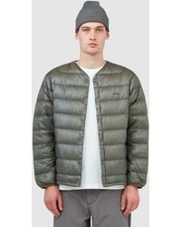 NANGA - 7Days Inner Down Cardigan (Khaki - Lyst
