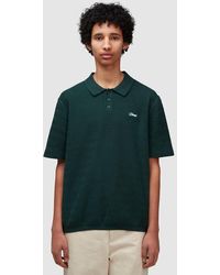 Dime - Wave Cable Knit Polo Shirt - Lyst