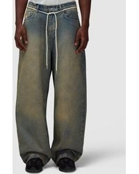 About Blank - Wide Leg Denim Pant (Dirty Wash - Lyst