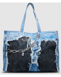 Acne Studios - Denim Jean Tote Bag (Mid - Lyst