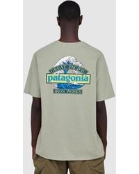 Patagonia - Great Waves Responsibilitee T-Shirt (Gumtree - Lyst