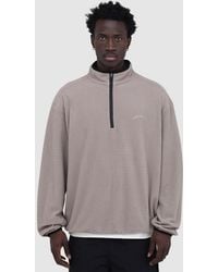 Mellow Clo - Summit Half Zip Fleece Jacket (Stone - Lyst