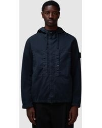 Stone Island - Supima Twill Stretch Short Parka - Lyst
