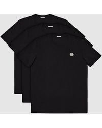 Moncler - 3 Pack Logo T-Shirt - Lyst