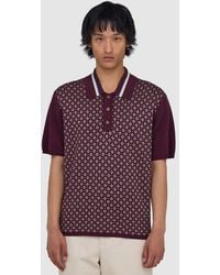 Drole de Monsieur - Cravate Jacquard Polo Shirt (Dark - Lyst