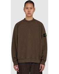 Stone Island - Tubular Cotton Fleece Sweater - Lyst