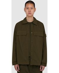 Stone Island - Ghost Nylon Smerigliato Overshirt (Khaki - Lyst