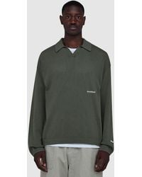 About Blank - Resort Knit Polo Shirt (Sage - Lyst
