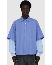 Estudio Niksen - Button Up Layered Shirt Stripes - Lyst