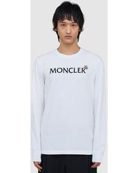 Moncler - Double Badge Long Sleeve T-Shirt - Lyst